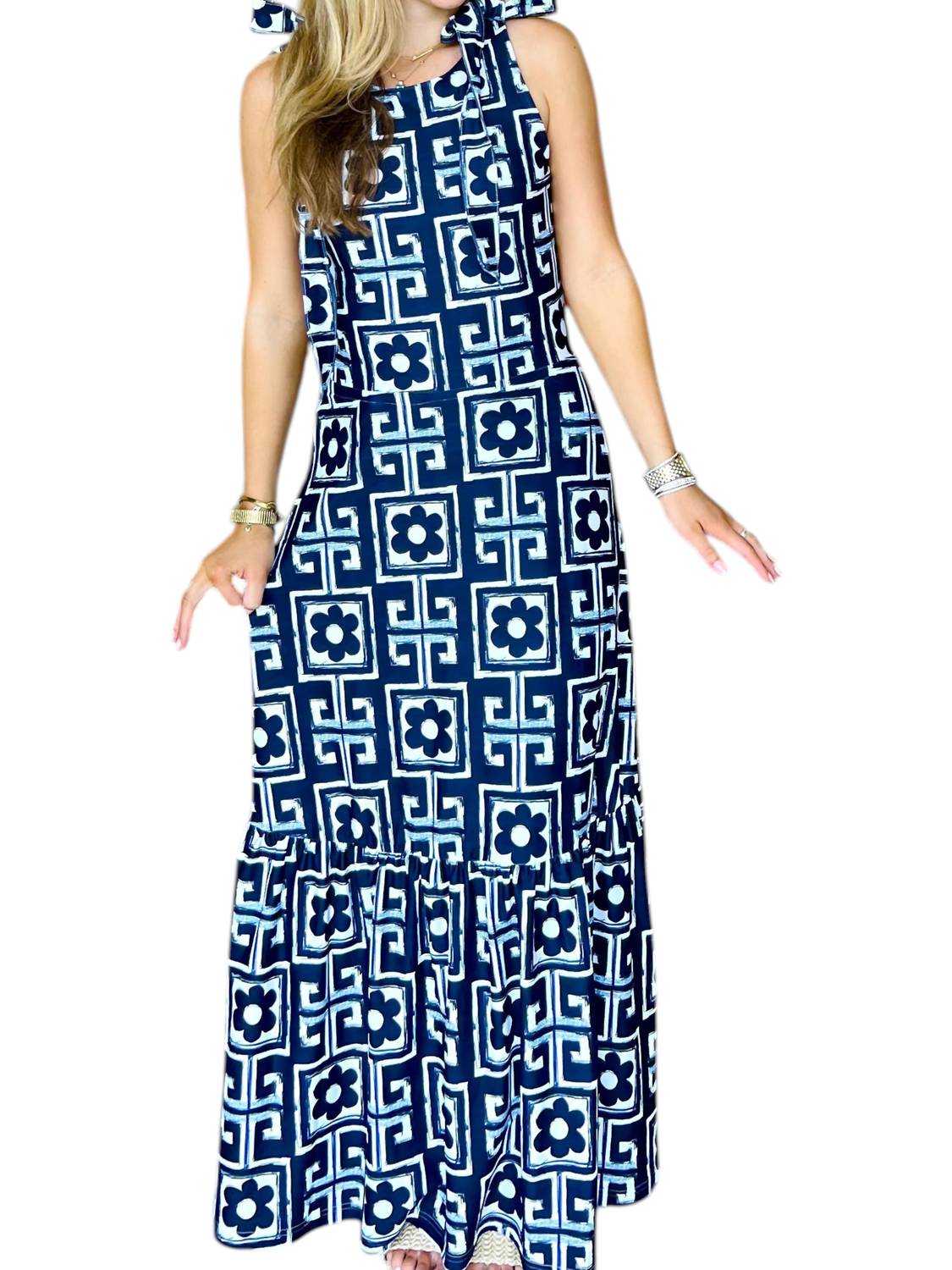 Smith & Quinn - Indigo Halter Maxi Dress