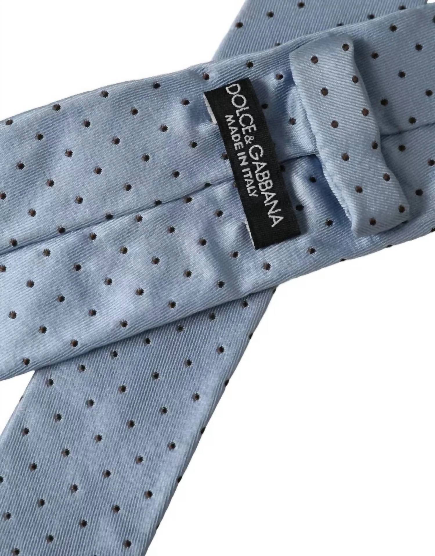 Dolce & Gabbana - Polka Dot Silk Adjustable Tie
