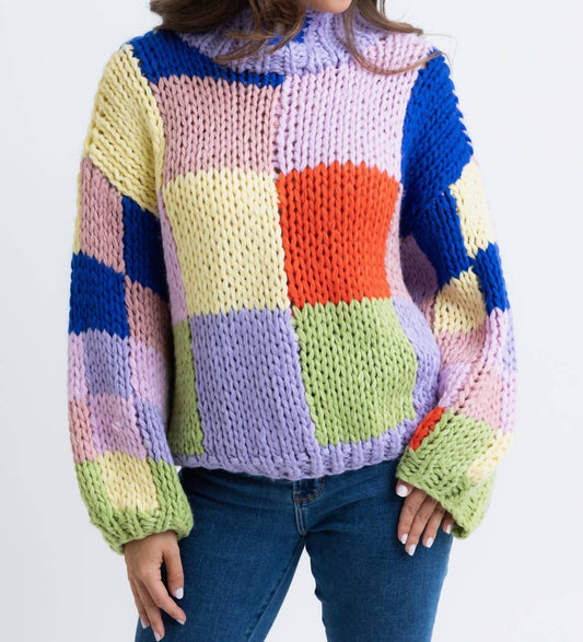 Karlie - Piper Crochet Colorblock Sweater