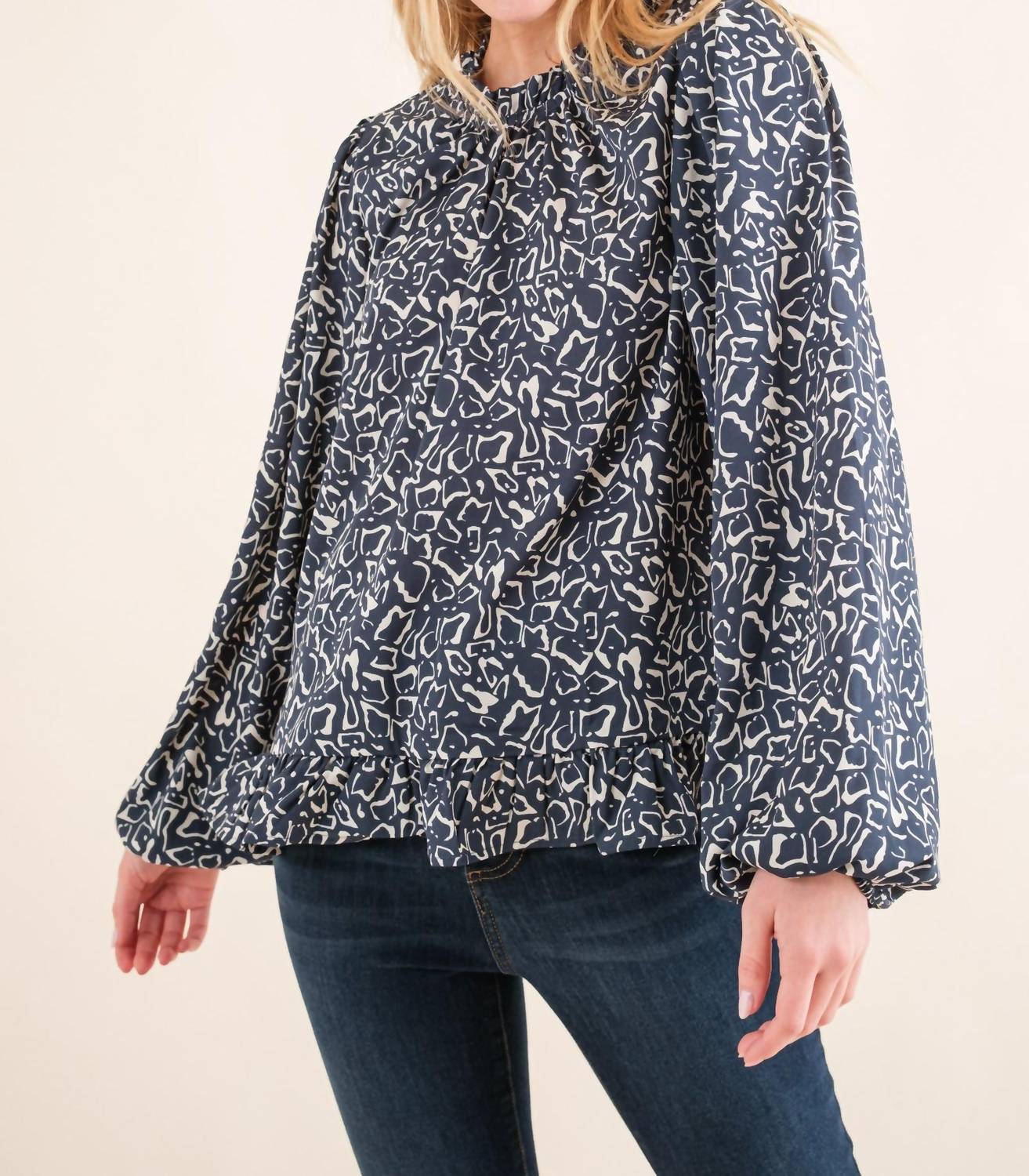 And The Why - Running Out of Time Blouse