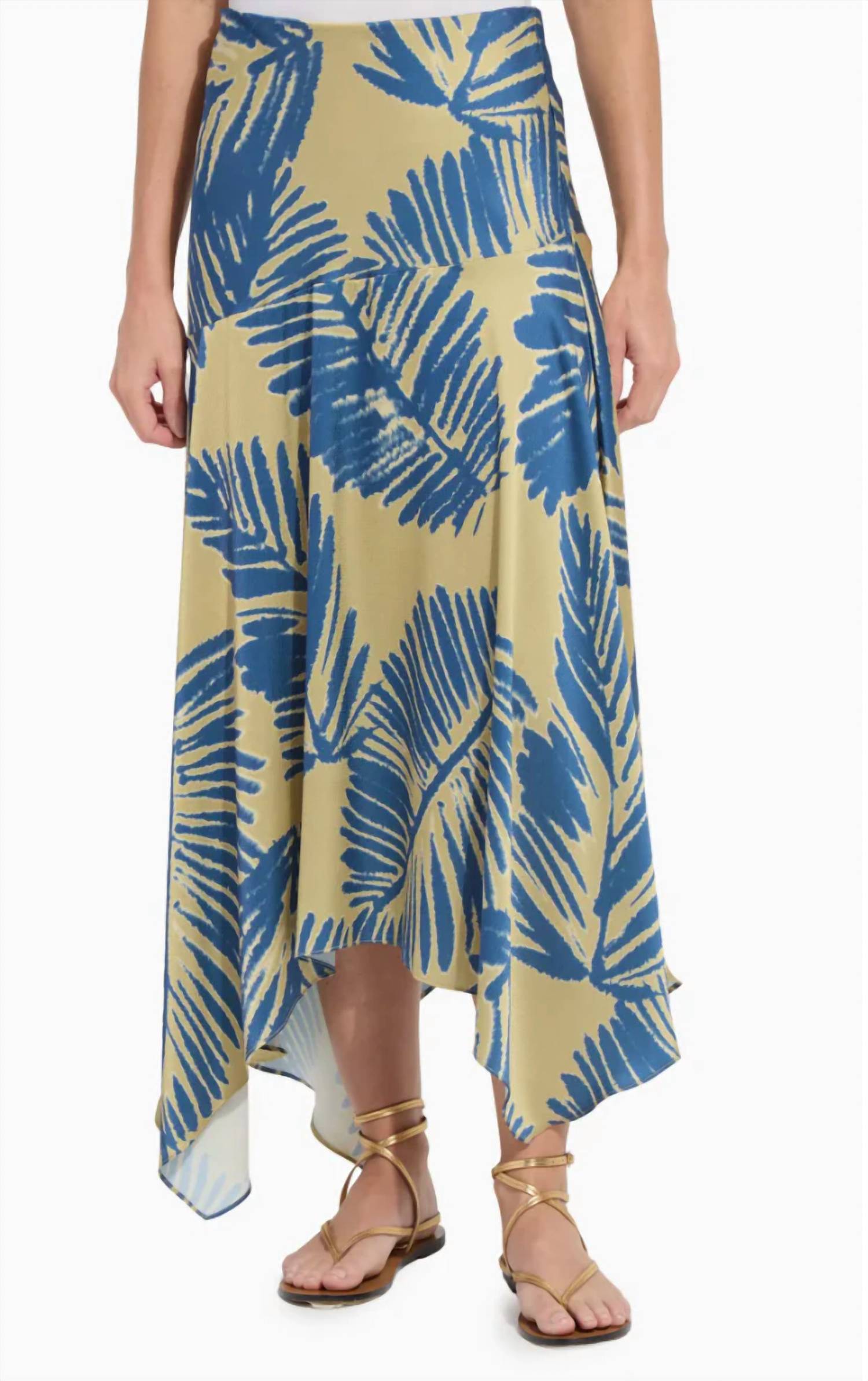 Lysse - handkerchief Printed Skirt