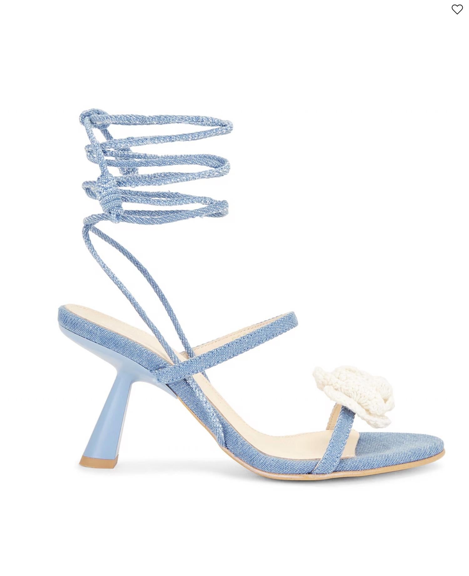 Alohas - Women's Kendra Bloom Denim Sandals