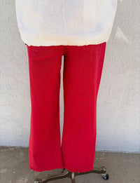 Slimsation By Multiples - Women's Raw Hem Crop Pant