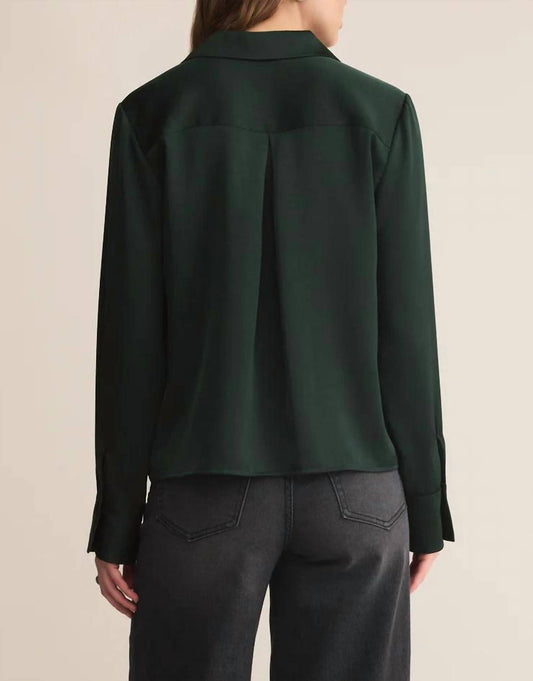 Z Supply - Ana Satin Button Up Top