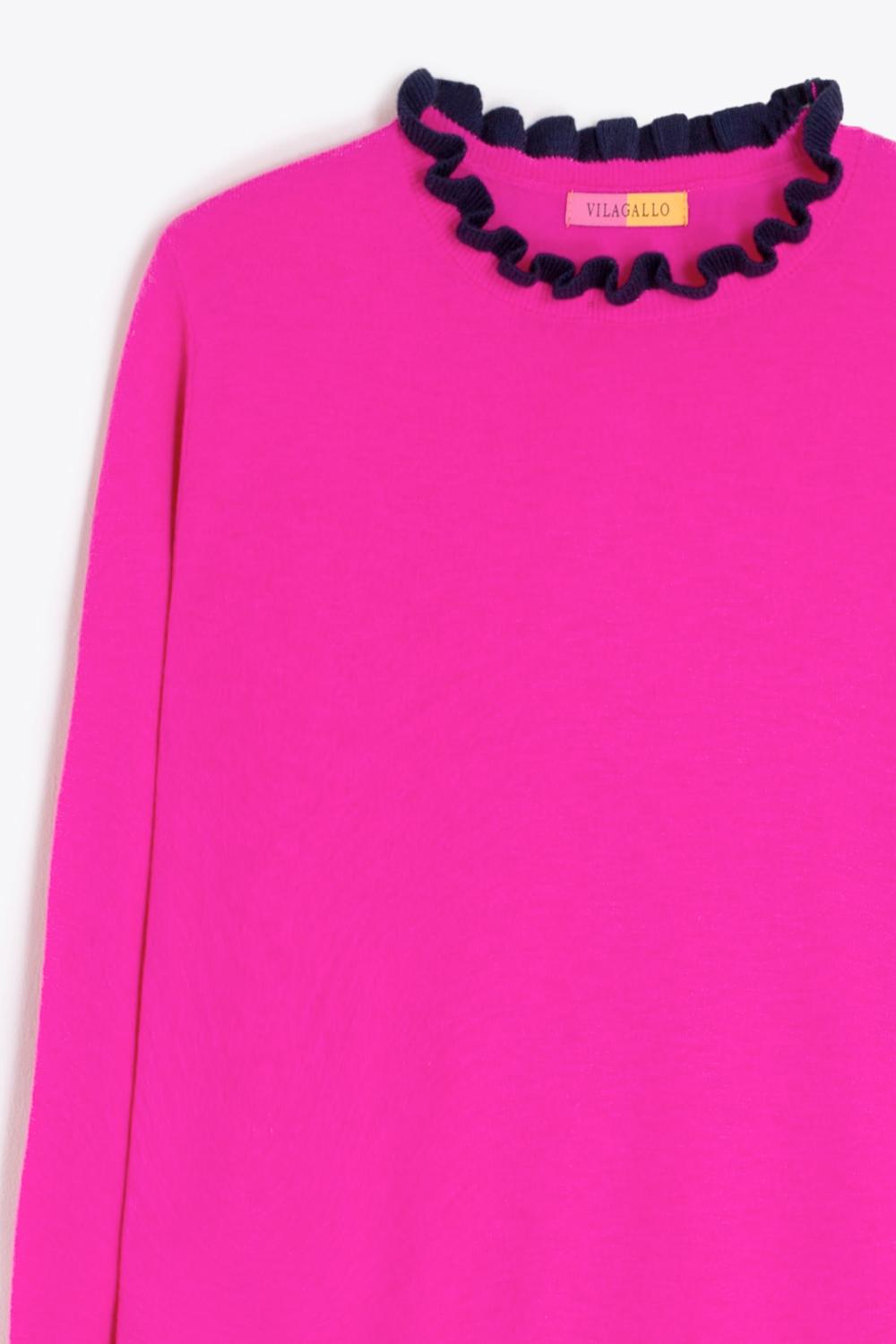 Vilagallo - Jersey Ruffle Sweater