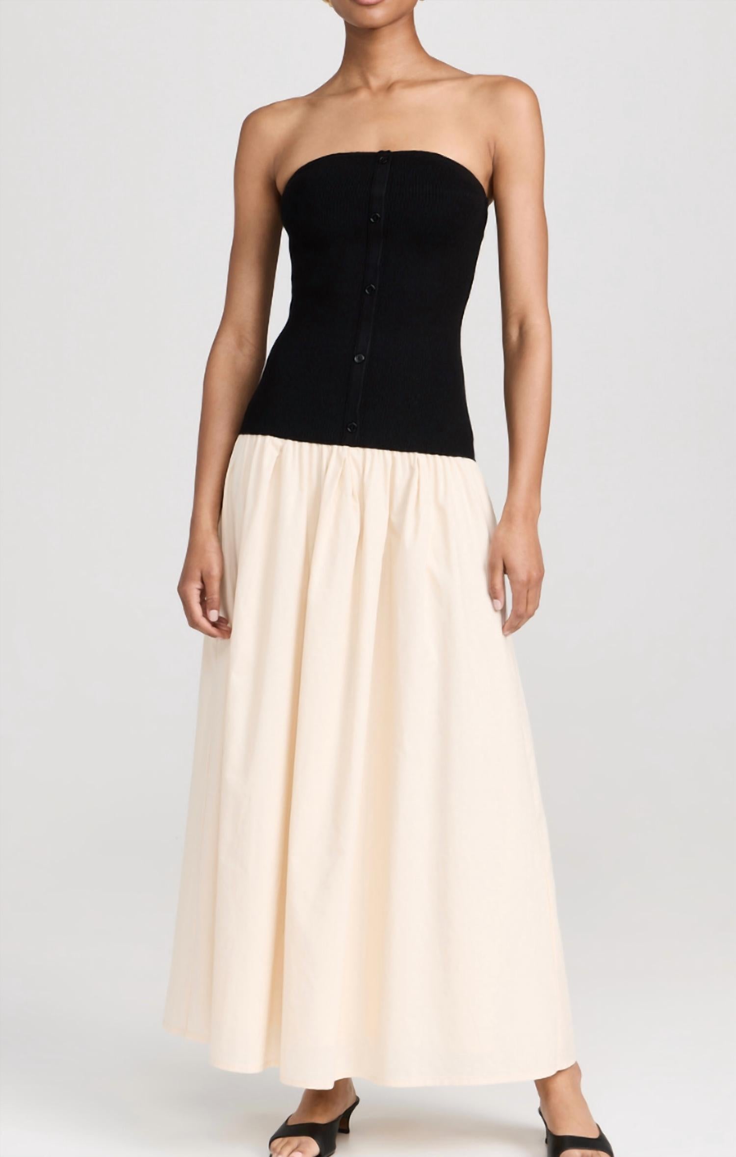 Line And Dot - Tanner Combo Maxi Dress