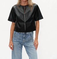 Six/Fifty - The Quinn Faux Leather Jacket