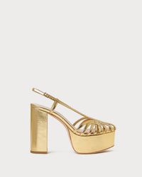 Loeffler Randall - Women's Isabella Leather Platform Sandals