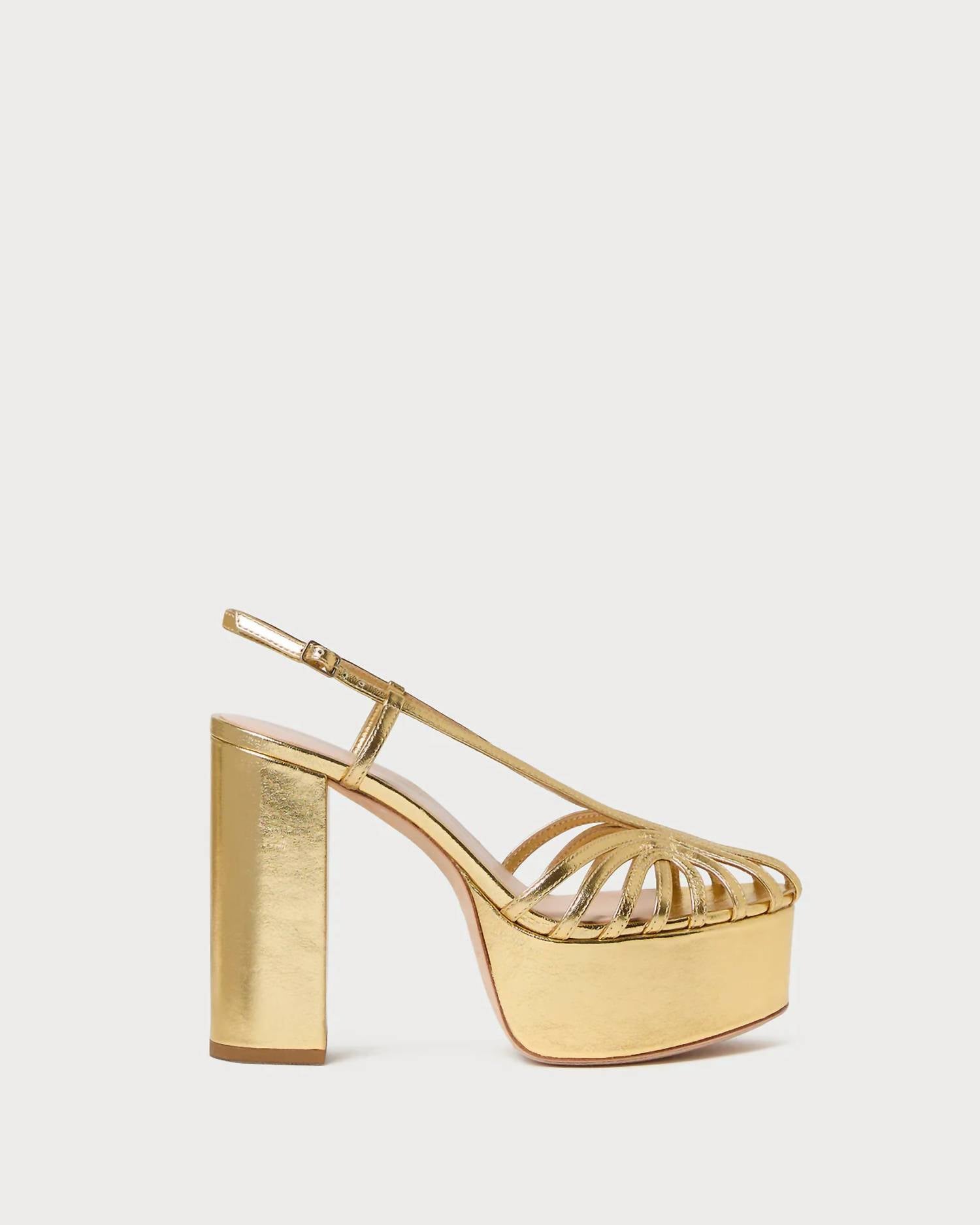 Loeffler Randall - Women's Isabella Leather Platform Sandals