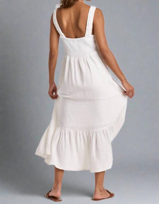 Dear John Denim - Chasity Embroidery Tank Midi Dress