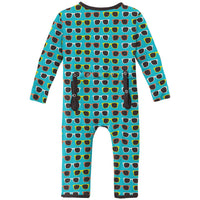 Kickee - Kids' Print Coverall with Snaps