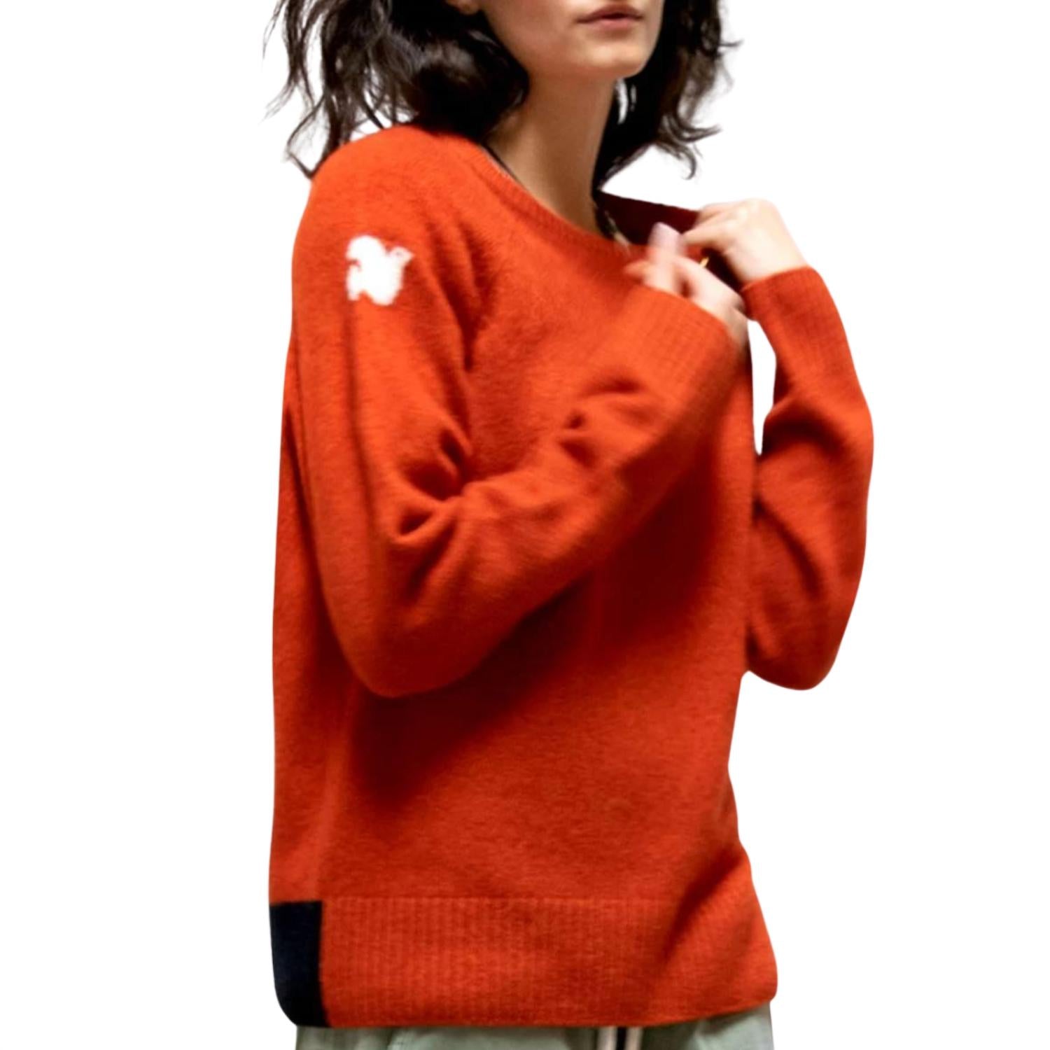 Freecity - Backstrike Dove Cashmere Superluxe Crew Sweater