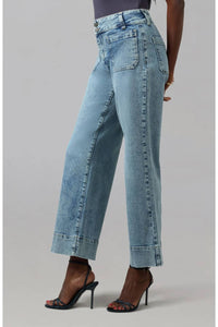 Lola Denim - Colette High Rise Wide Leg Jeans