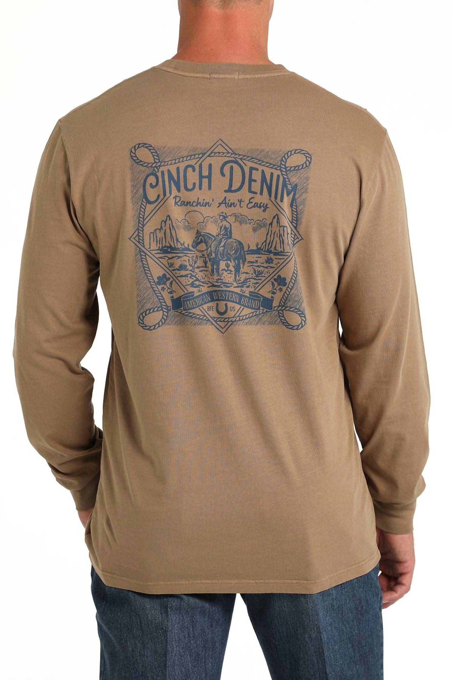 Cinch - Ranching Ain't Easy Long Sleeve Tee