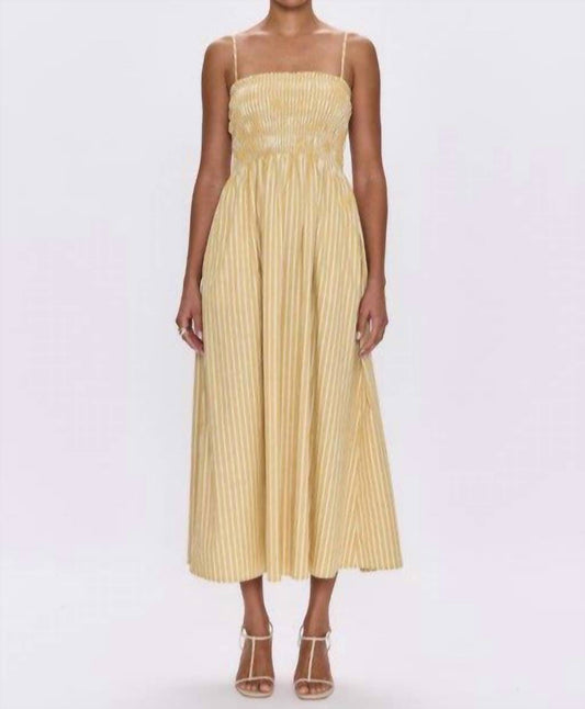 Pistola - Bianca Shirred Bodice Dress