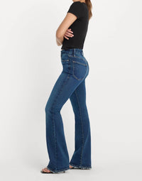 Good American - Soft Tech Good Classic Bootcut Jeans
