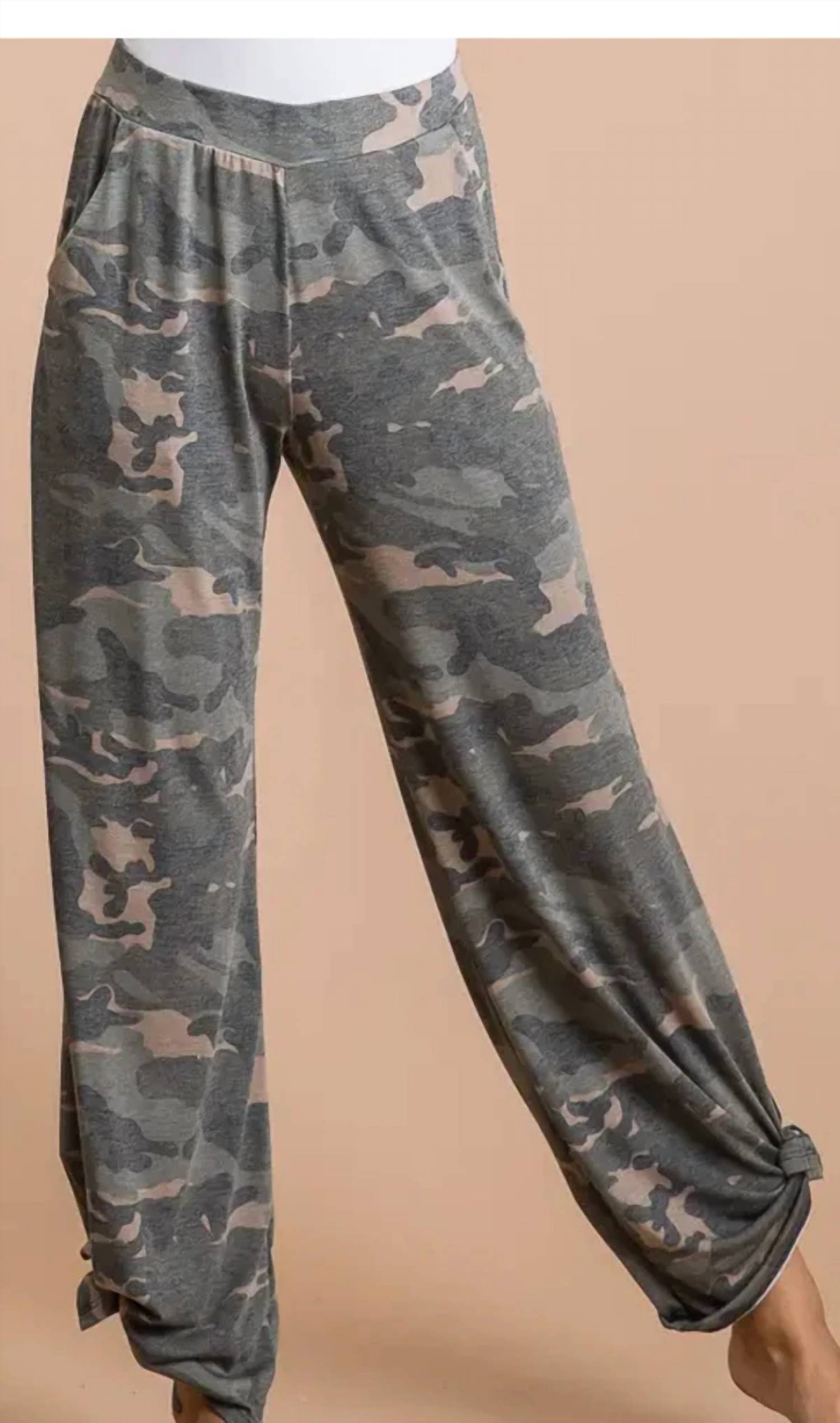 7Th Ray - Camo Tie Pants