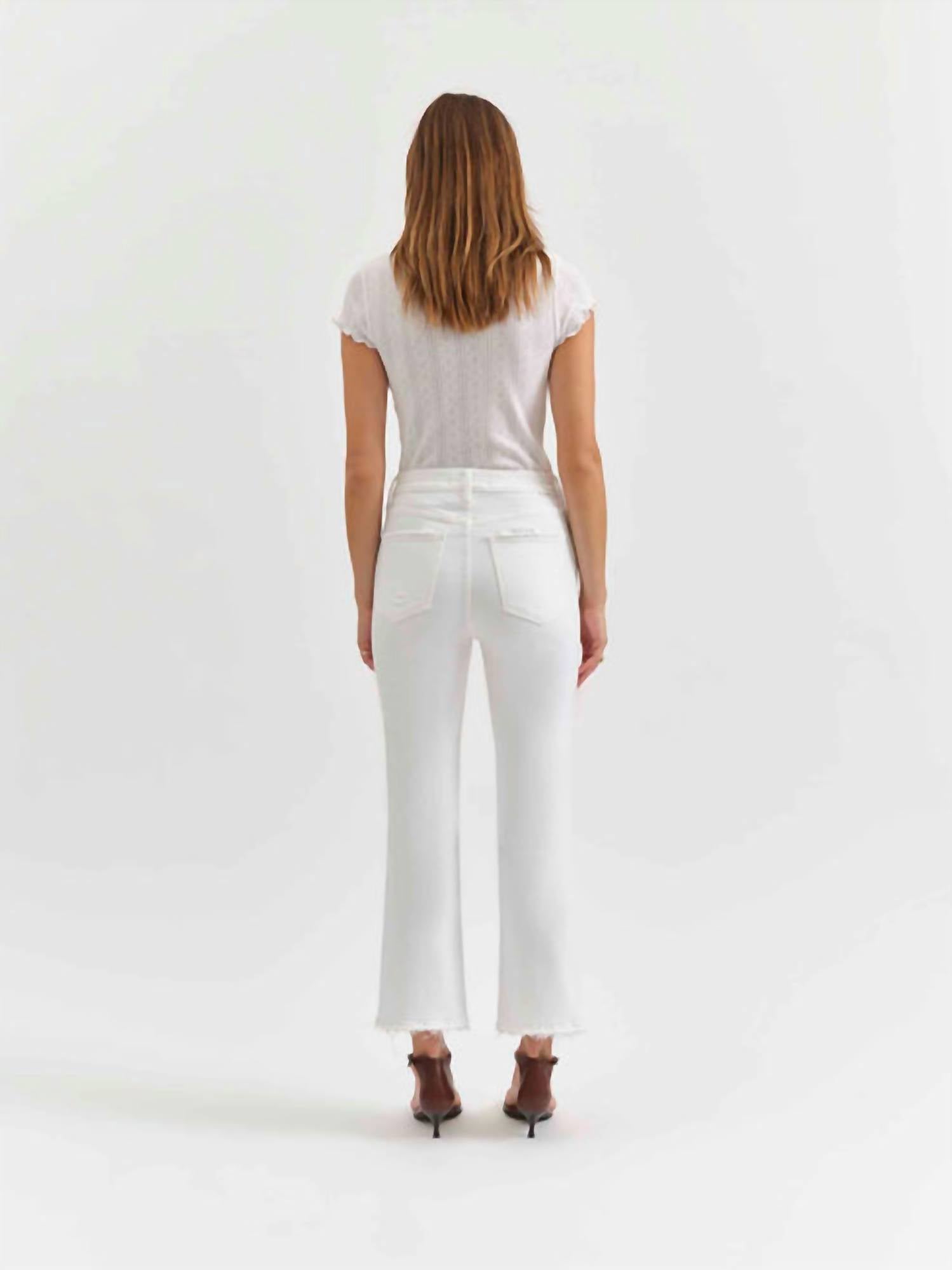 Daze - Shy Girl Crop Flare Jeans