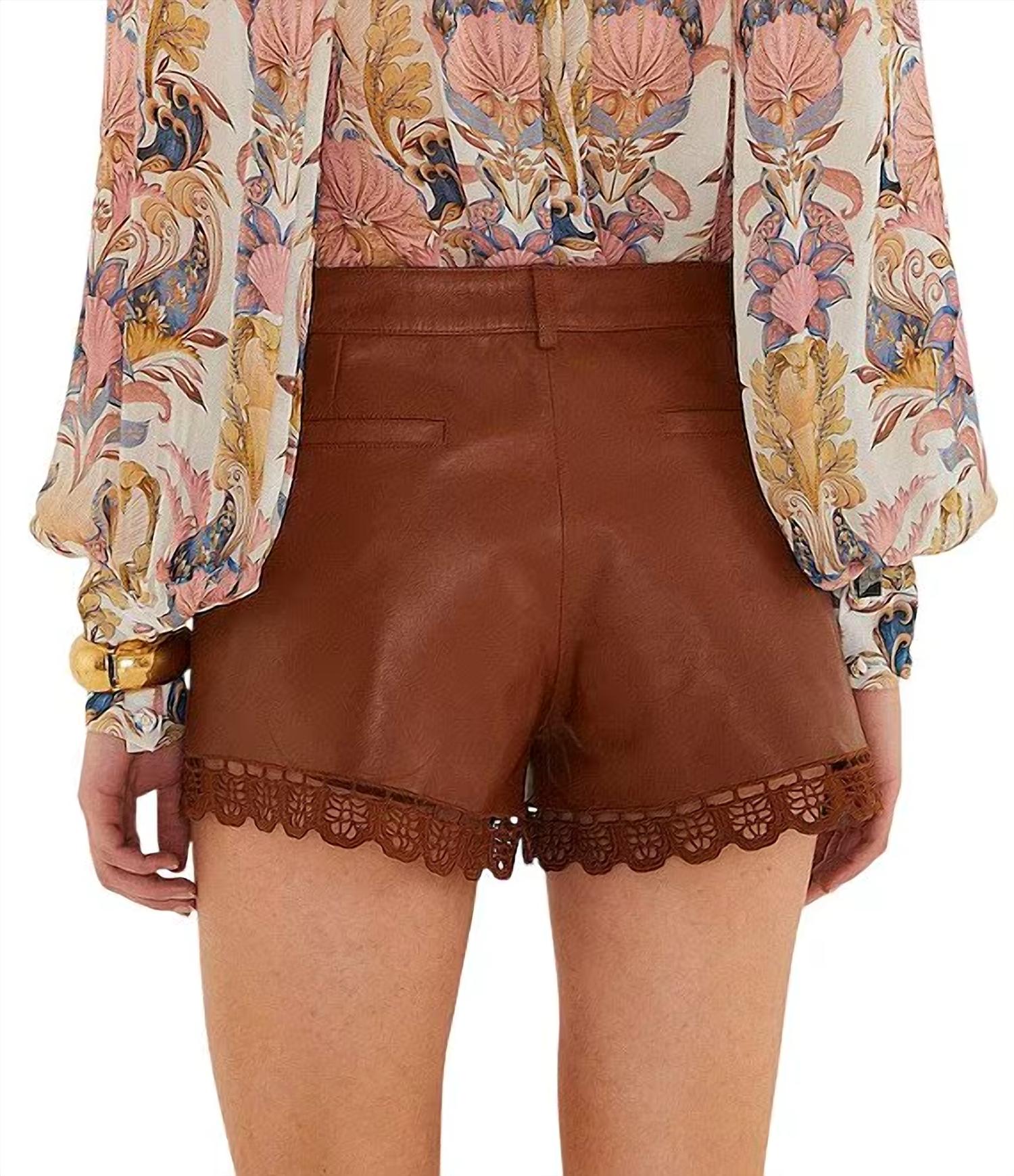 Farm Rio - Richelieu Leather Short