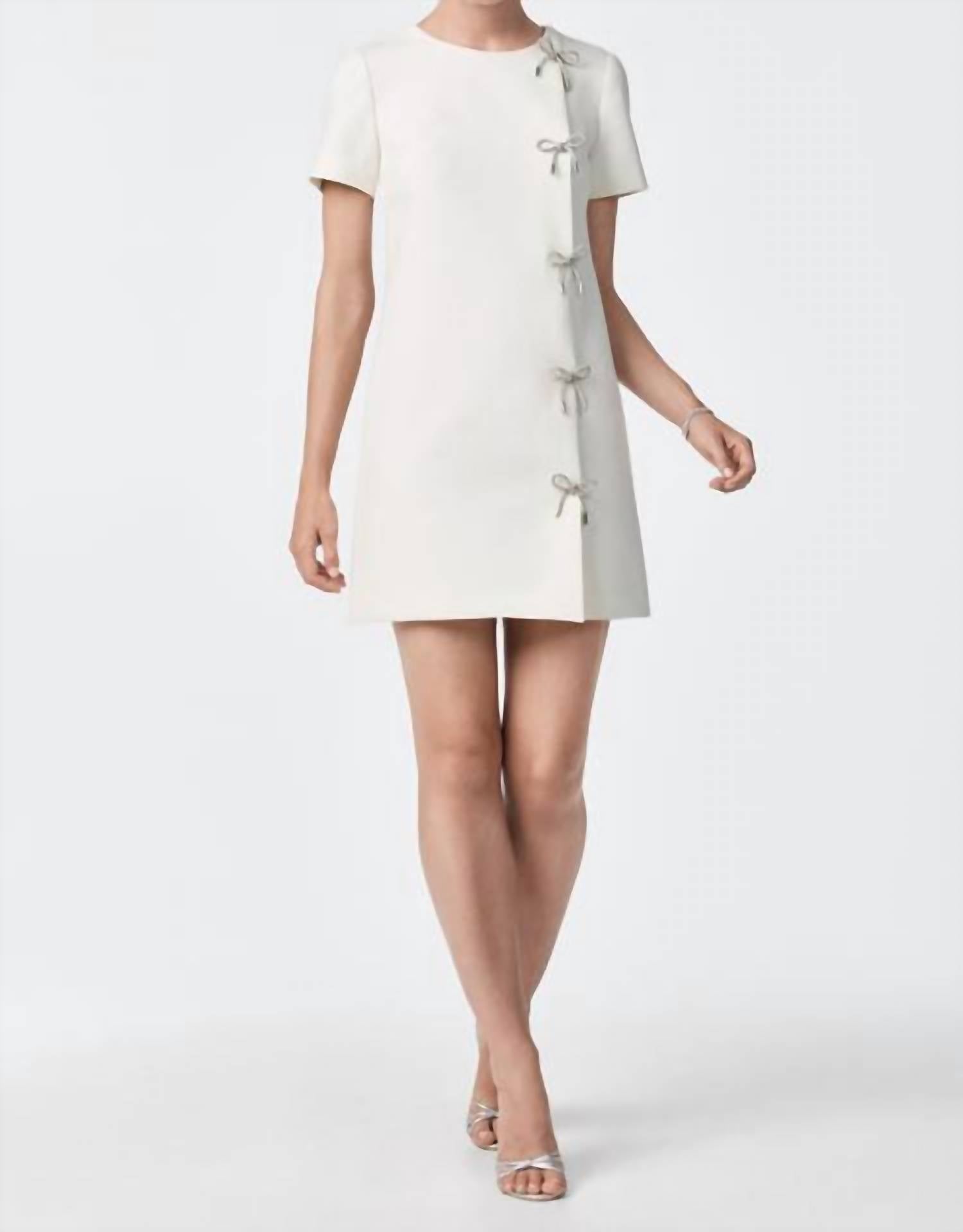 Trina Turk - Diamonds Crystal Bows Sheath Dress