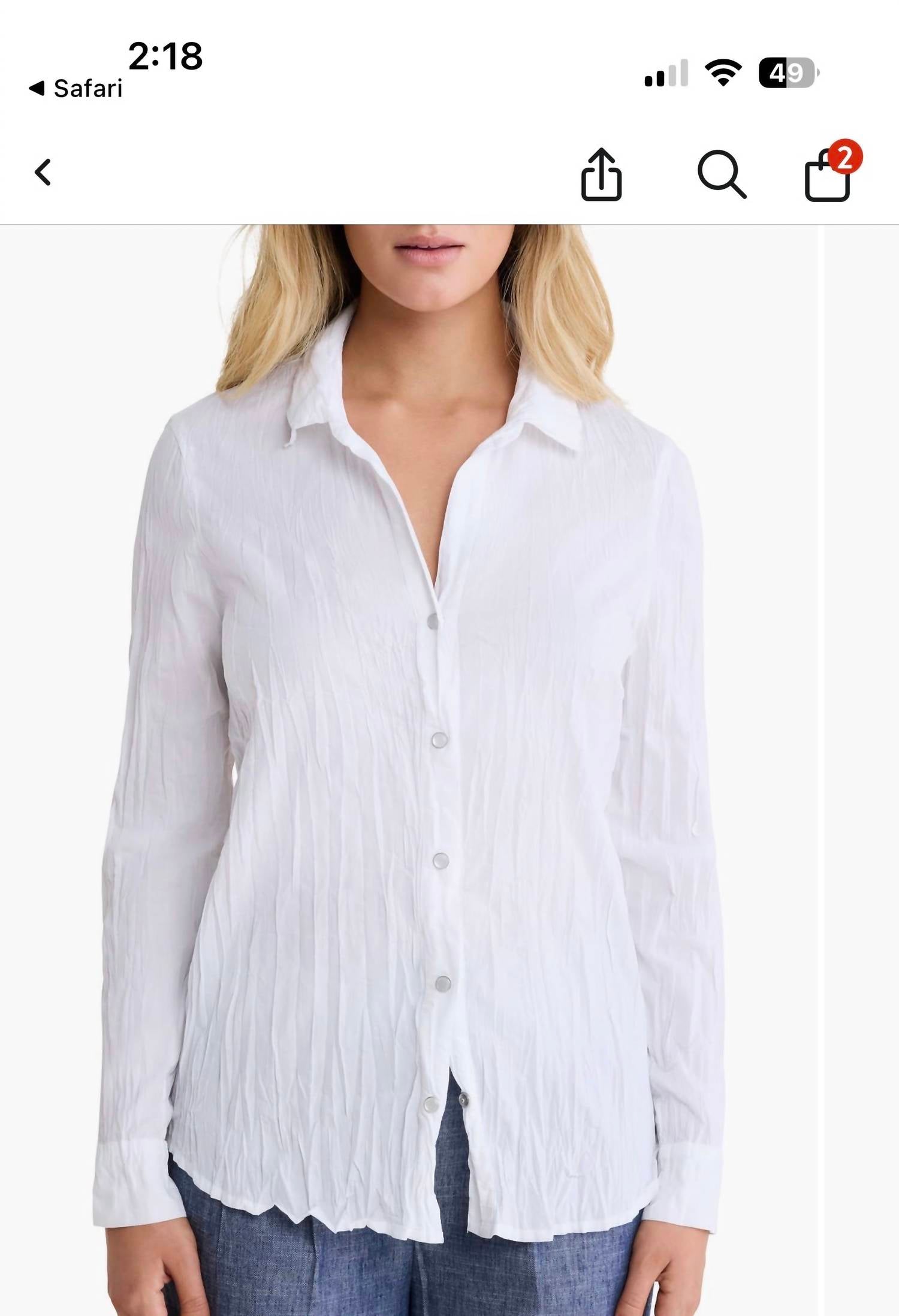 Nic + Zoe - core cotton shirt