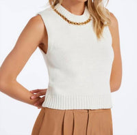 Bishop + Young - Savoy Chain Detail Sweater Tank