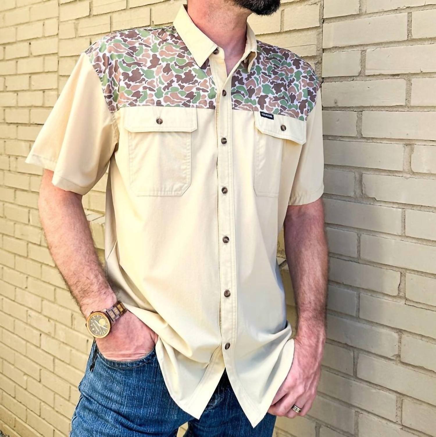 Fieldstone - Wingman Button Down Top