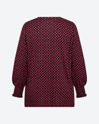 Wasabi Concept - Women's V-neck Blouse - Plus