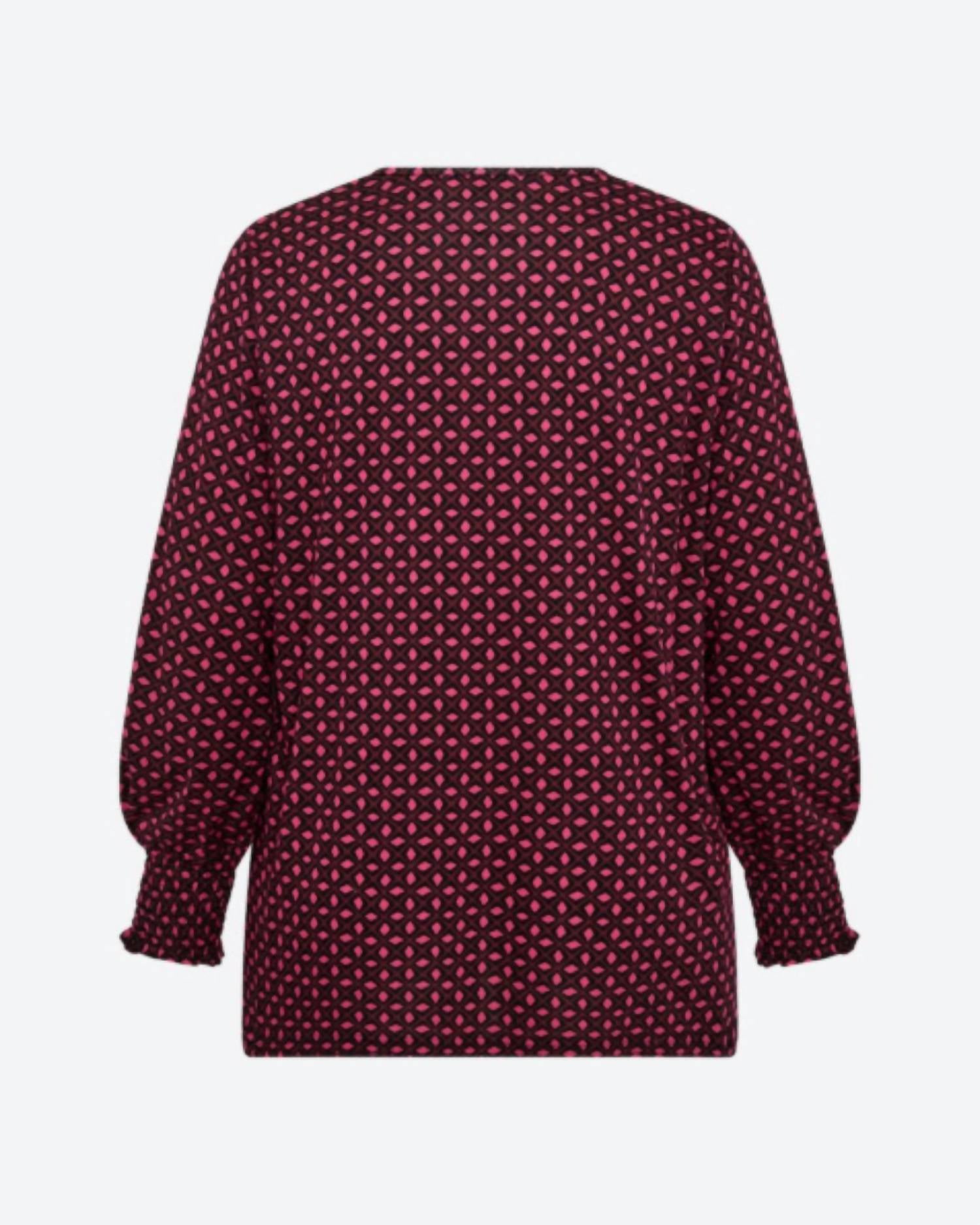 Wasabi Concept - Women's V-neck Blouse - Plus
