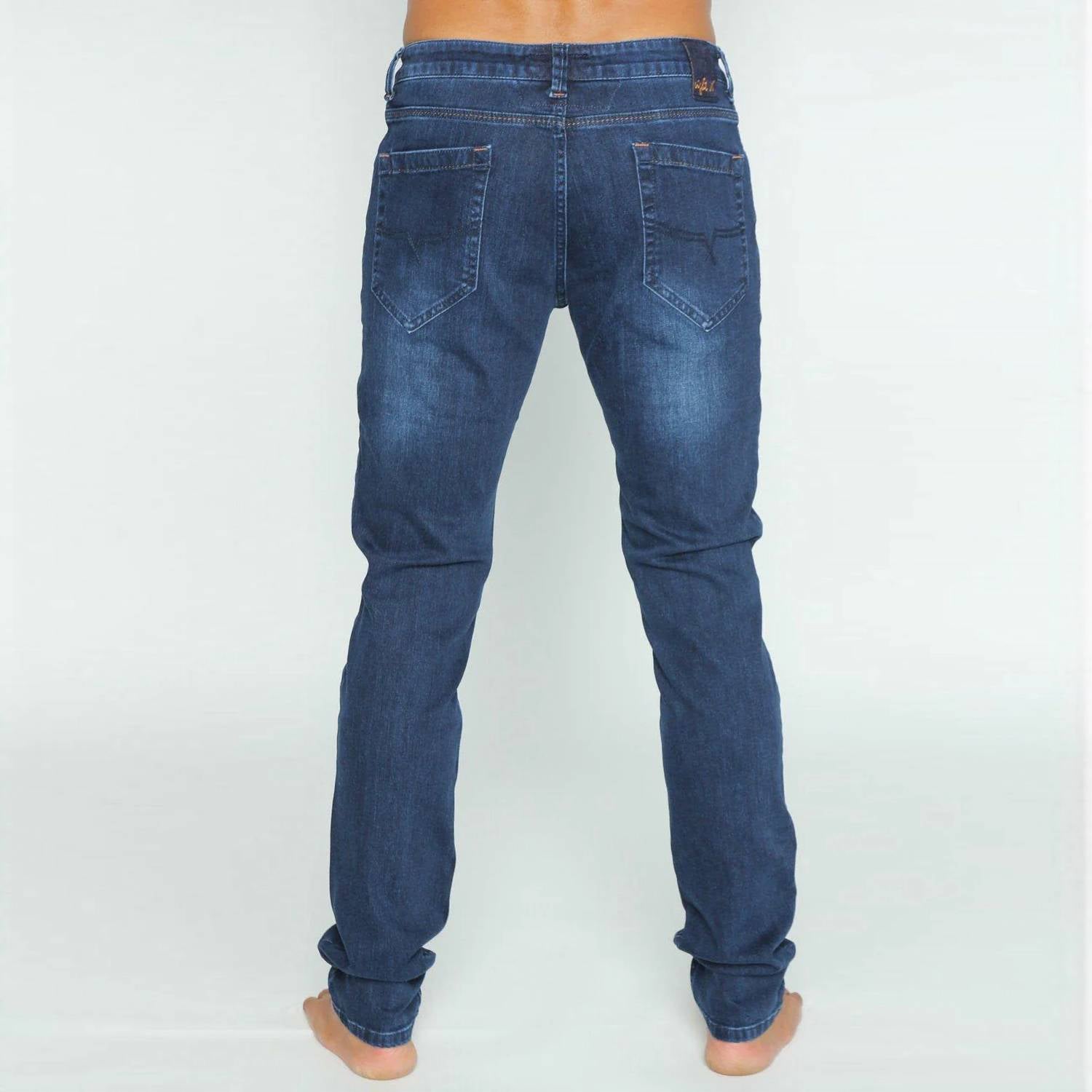 Eight X - Men's Stretch Denim Jeans With Fade