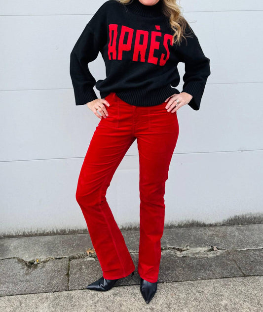 Sanctuary - Apres Intarsia Mock Sweatshirt