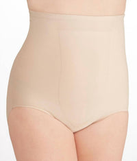 TC Fine Intimates Medium Control High-waist Brief - Plus in nude - women's intimate