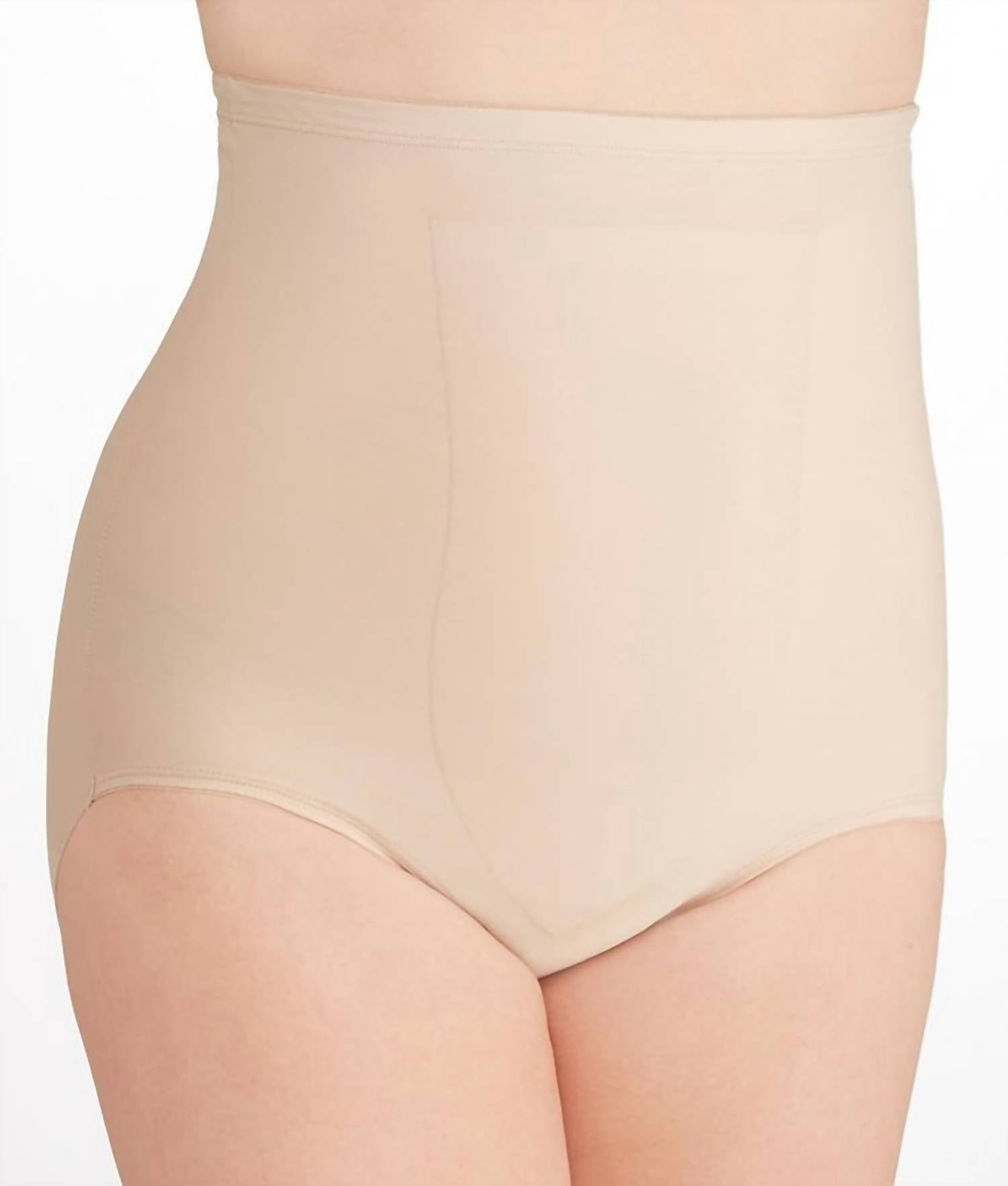 TC Fine Intimates Medium Control High-waist Brief - Plus in nude - women's intimate
