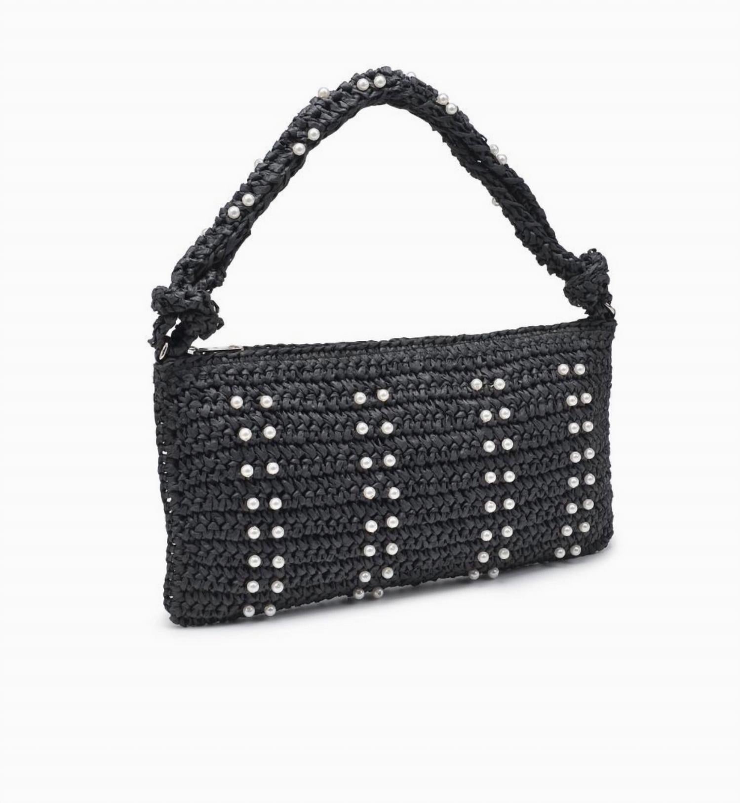 Urban Expressions - Women's Clarissa Straw Shoulder Bag