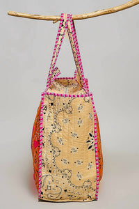 Pol - LOVE Bandana Quilted Tote Bag
