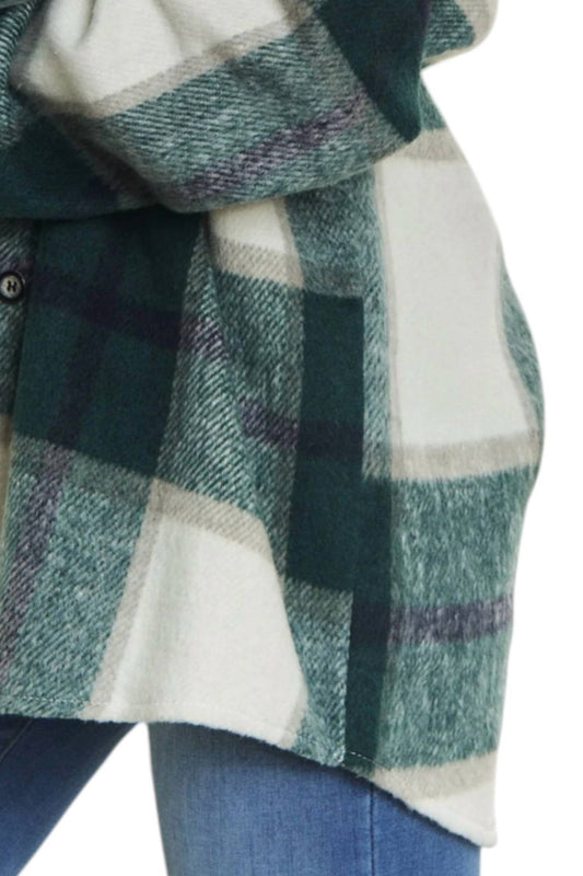 Adora - James Plaid Shacket