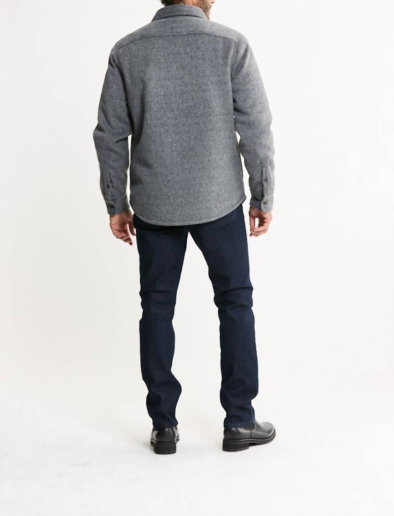 Jachs New York - Luxe Soft-Blend Quilt Lined Overshirt
