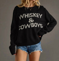 Panache Apparel - Whiskey Long Sleeve Sweater