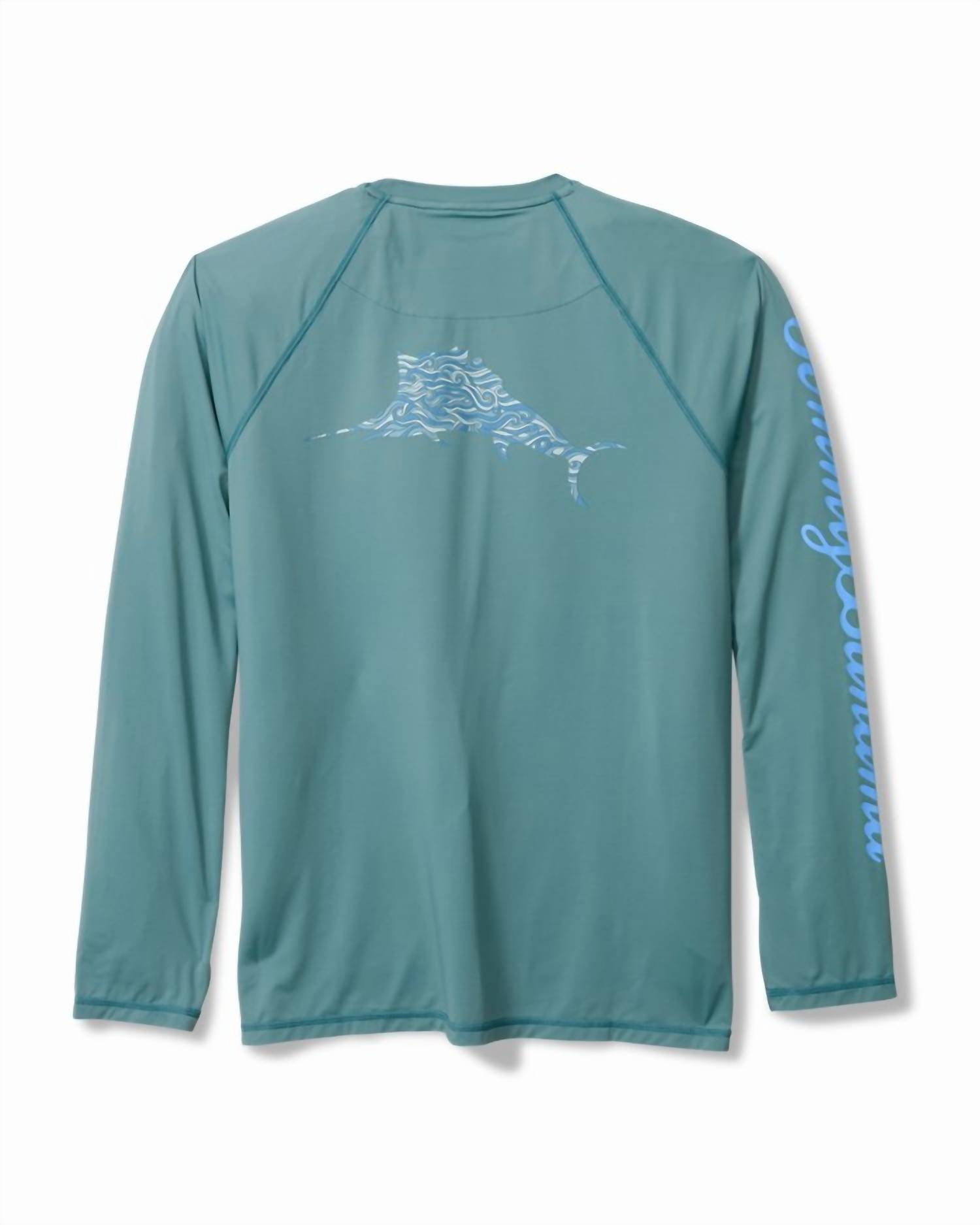 Tommy Bahama - Men's Chill Time Surf Crew Long Sleeve Rash Guard