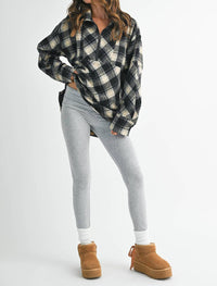 Aemi + Co - Mya Plaid Pullover Top