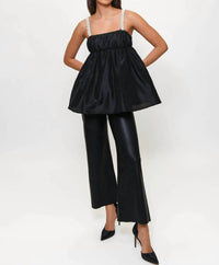 hutch Tyla Sleeveless Top in black - women's blouse