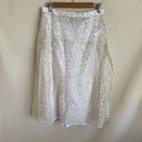Maryam Nassir Zadeh - X J.crew Drop-waist Skirt In Embroidered Silk Organza