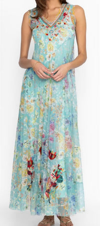 Johnny Was - Forever Flower Mesh Dress