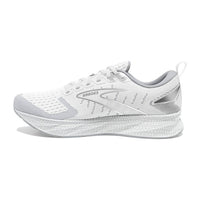 BROOKS Men's Levitate 6 Running Shoes in bright white oyster mushroom - men's shoe - alternate view