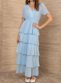 Hale Bob - Celeste Flutter Sleeves Dress