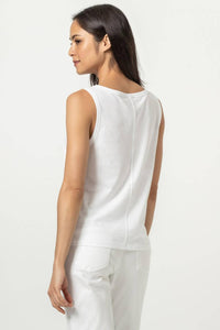 Lilla P - Pima Jersey Boatneck Shell