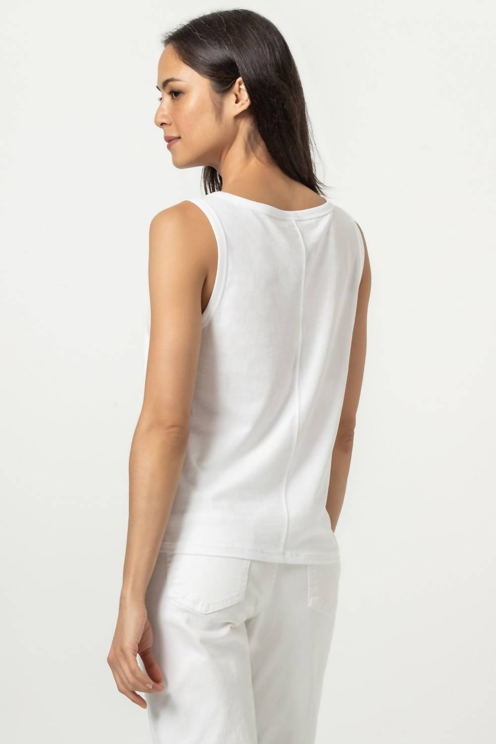 Lilla P - Pima Jersey Boatneck Shell