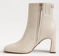 Sam Edelman Women's Irie Boots in ivory leather - women's shoe - alternate view