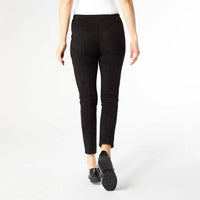 COCO + CARMEN Madigan Faux Suede Leggings in black - women's pants - detail view