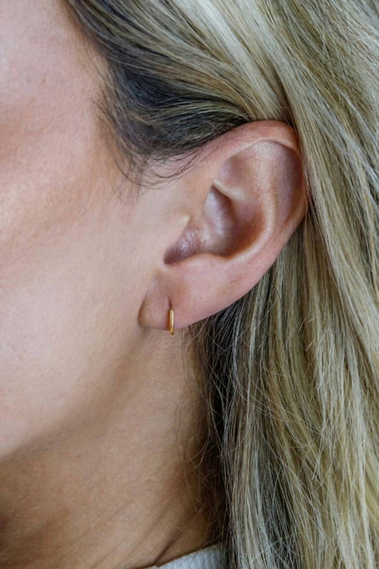 Marrin Costello - Women's Lily Huggies 10k Gold Earrings